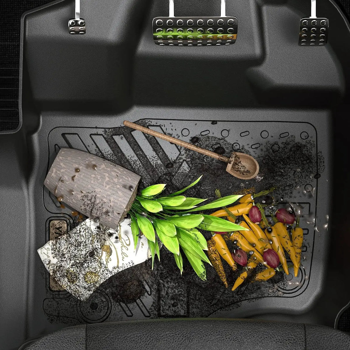 3D Molded Floor Mats For 2018-2026 Honda Odyssey Front & Rear All Weather Liners