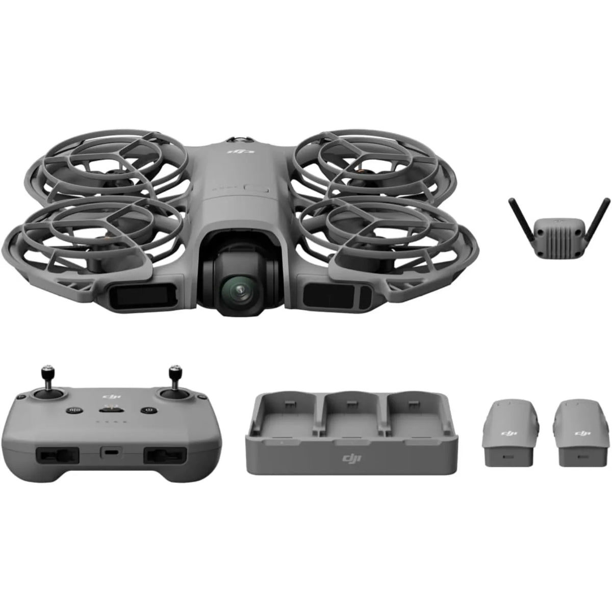 DJI Neo 2 Fly More Combo w/ RC-N3, 4K Camera Drone for Beginners, Stable Digital Transmission, 3 Batteries