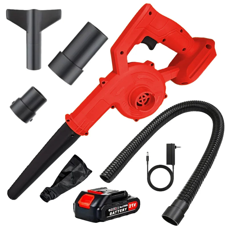 Ultra-high power leaf blower cordless blower garden leaves suitable for garden cleaning, dust removal and snow removal