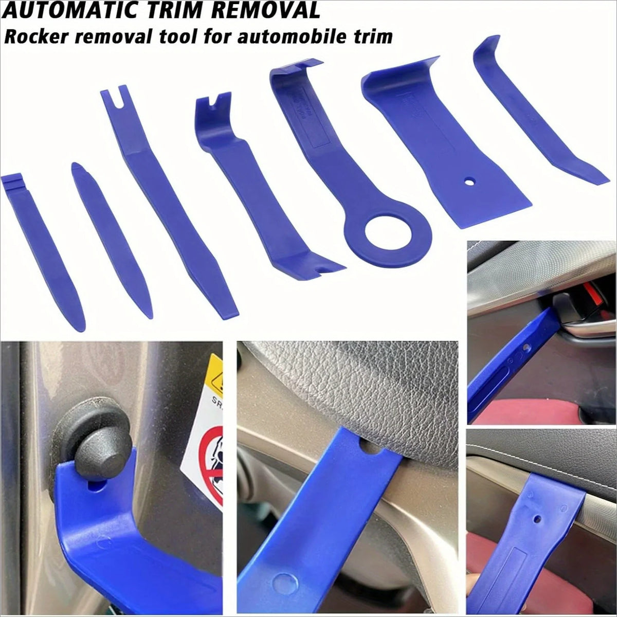 New Car Repair Tool Kit Stainless Steel Assorted Wheel Pin Puller, Dent Repair Tools, Long Distance Hook Tool, Pull Hook J-Hook