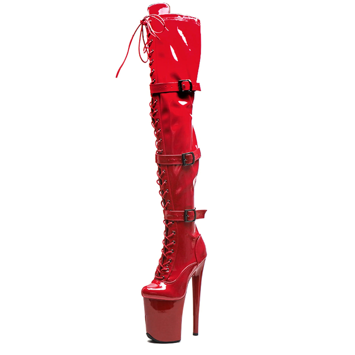 Wuxin Womens Stripper Heels Thigh High Over The Knee Boots