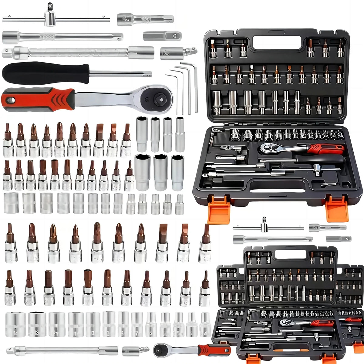 899/52 Professional Tool Kit, Multi-Functional Toolbox with Portable Design, Ideal for Home & Car Repairs, Perfect for DIY Enthusiasts and Professionals, Also Makes a Great Gift for Friends, Supports Local Delivery