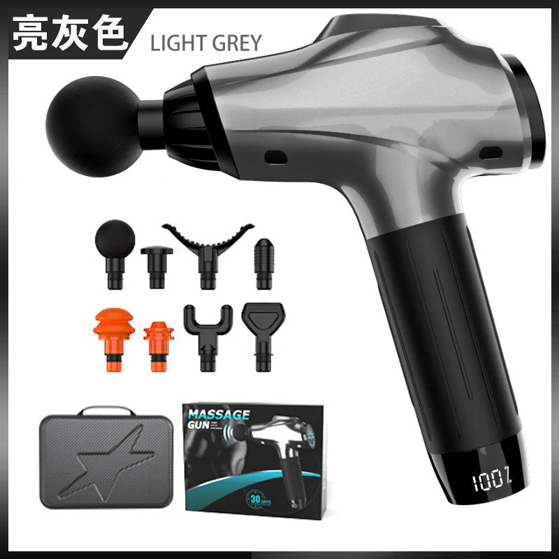 Professional Fascia Gun 4800mAh Deep Tissue Percussion Vibrat Massage Gun Fitness Back And Neck Muscle Relaxation Massager