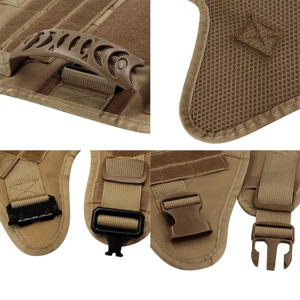 Nylon Dog Harness And Leash Set Padded Quick Release Vest