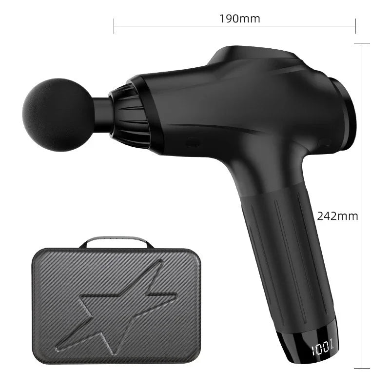 Professional Fascia Gun 4800mAh Deep Tissue Percussion Vibrat Massage Gun Fitness Back And Neck Muscle Relaxation Massager