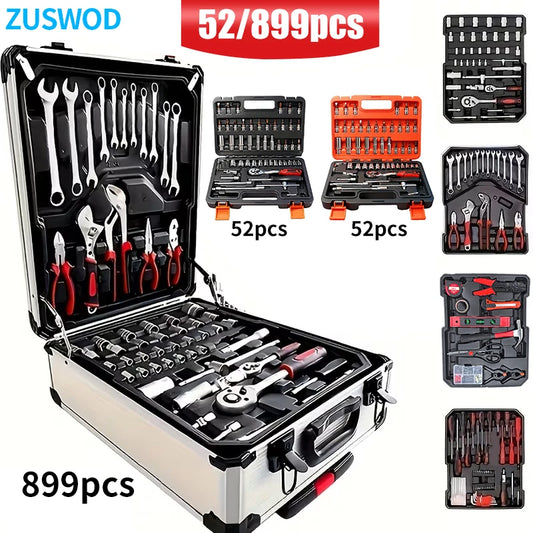 899/52 Professional Tool Kit, Multi-Functional Toolbox with Portable Design, Ideal for Home & Car Repairs, Perfect for DIY Enthusiasts and Professionals, Also Makes a Great Gift for Friends, Supports Local Delivery