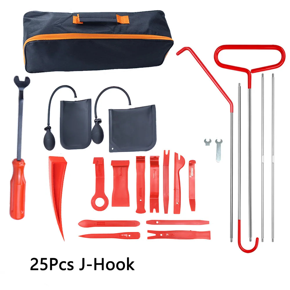 Car Window Lockout Kit With Air Wedge Pump For Auto