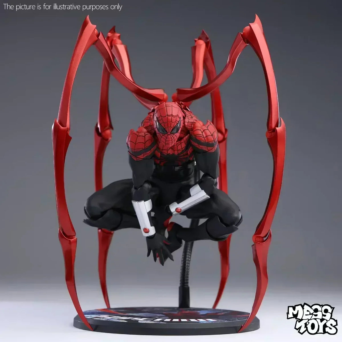 In Stock Mess Toys Superior Spider-Man (Doctor Octopus Ver.) Anime Action Figure - Peter Parker Model Gift