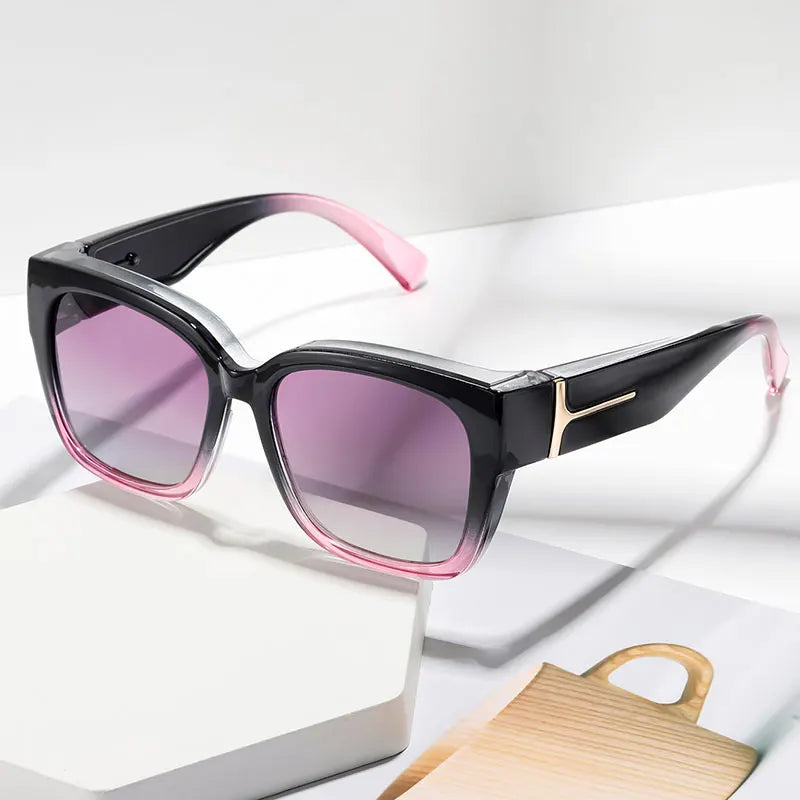 1/2Pcs Women's Fashionable and Simple High-Quality Glasses with Oversized Square Round Frame Design, Textured Decorative Glasses Suitable for Daily Casual Wear, Stylish Photoshoots, and Girls' Gatherings