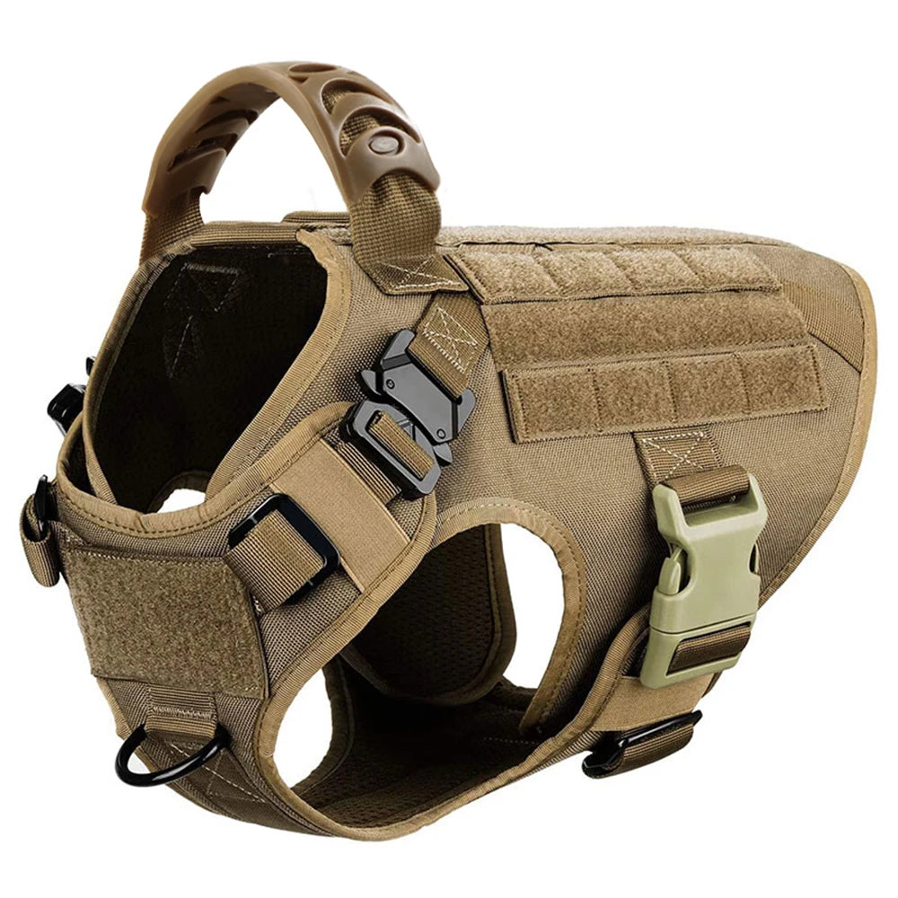 Nylon Dog Harness And Leash Set Padded Quick Release Vest