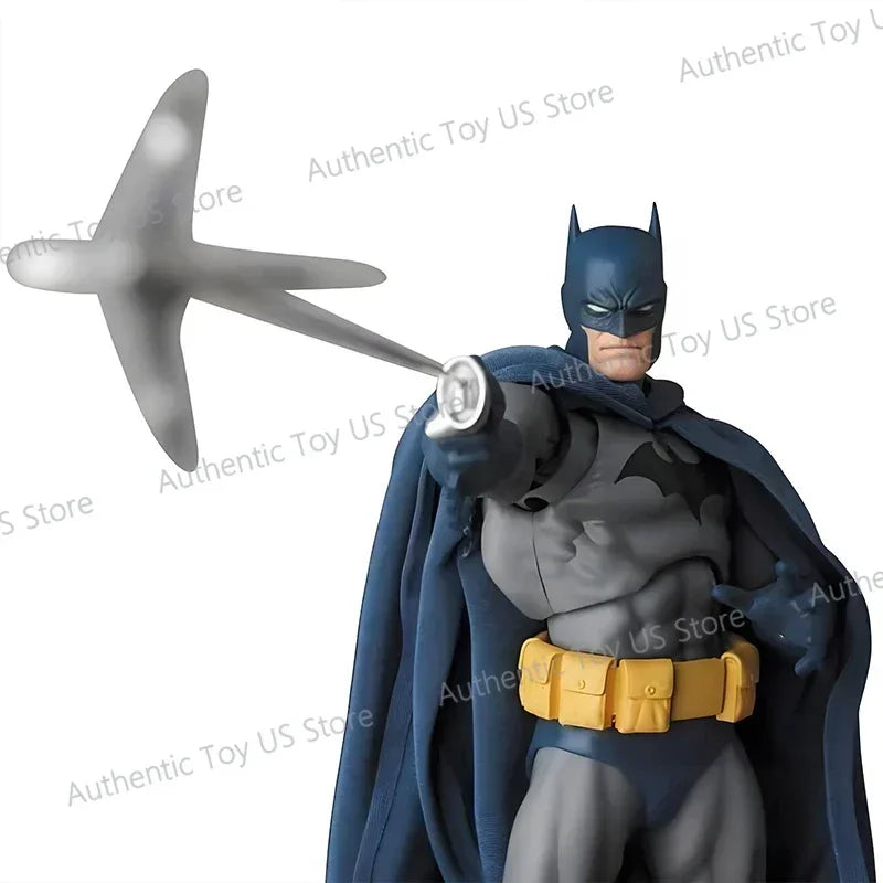 New CT Toys Blue Batman Hush Blue Mafex 105 Bat Man Black Version Dc Anime Action Figure Figurine Model Statue Gifts Toys