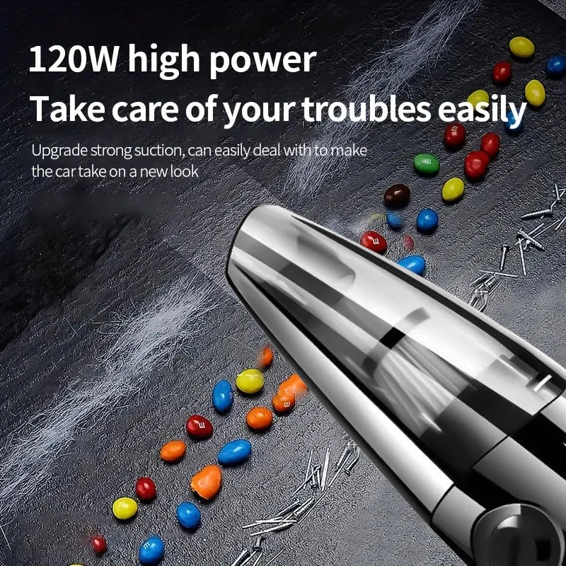 Cordless Portable Vacuum Cleaner For Car And Home USB Rechargeable