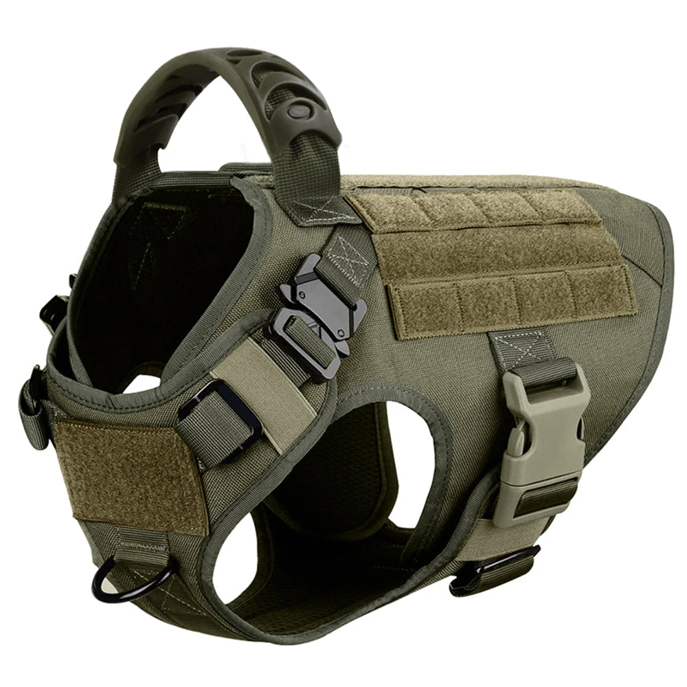 Nylon Dog Harness And Leash Set Padded Quick Release Vest