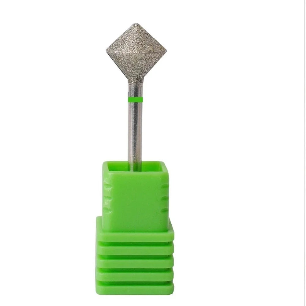 1Pcs Diamond Nail Drill Bits Rotary Cuticle Clean Burr 3/32" Manicure Bit Drill Machine Accessories 2028