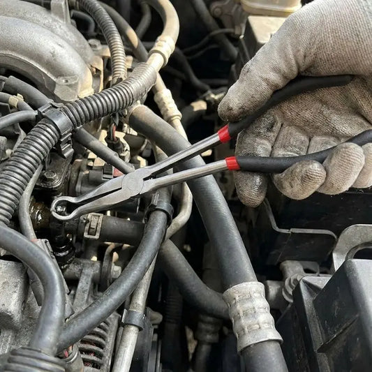 Spark Plug Boot Remover Pliers, Professional Car Spark Plug Wire Removal Tool High Voltage Cylinder Cable Clamp