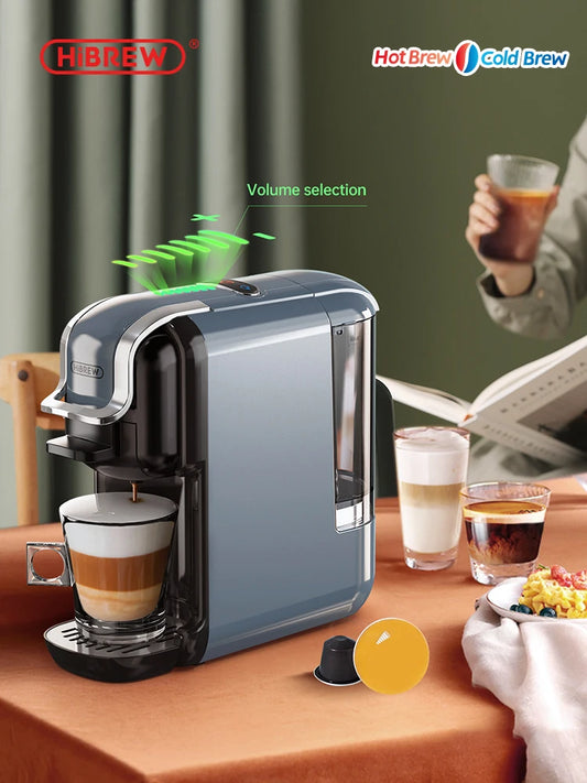 HiBREW 5 In 1 Capsule Coffee Machine DolceGusto Nespresso Pod