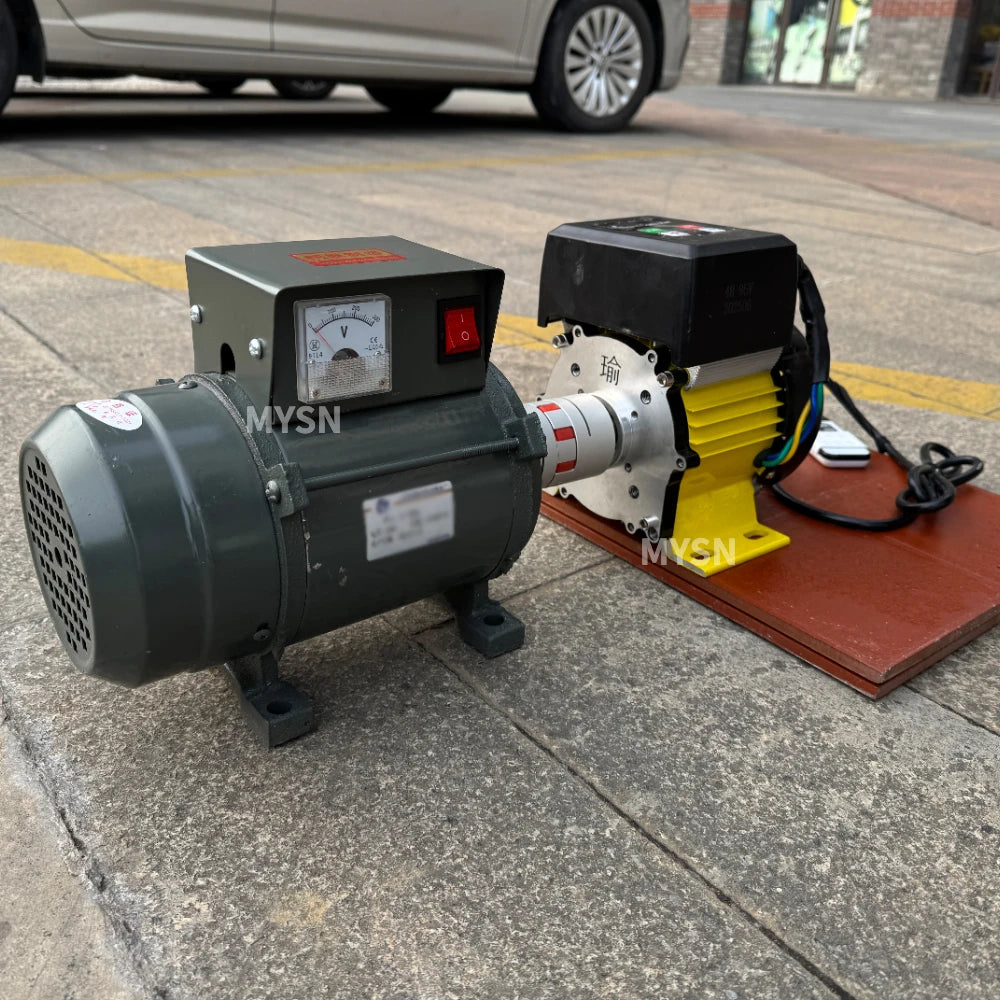 Free Energy 5KW 7KW Electric Generator 220V Magnetic Alternator 5000W Brushless Generator Set With Adjustable Speed Motor