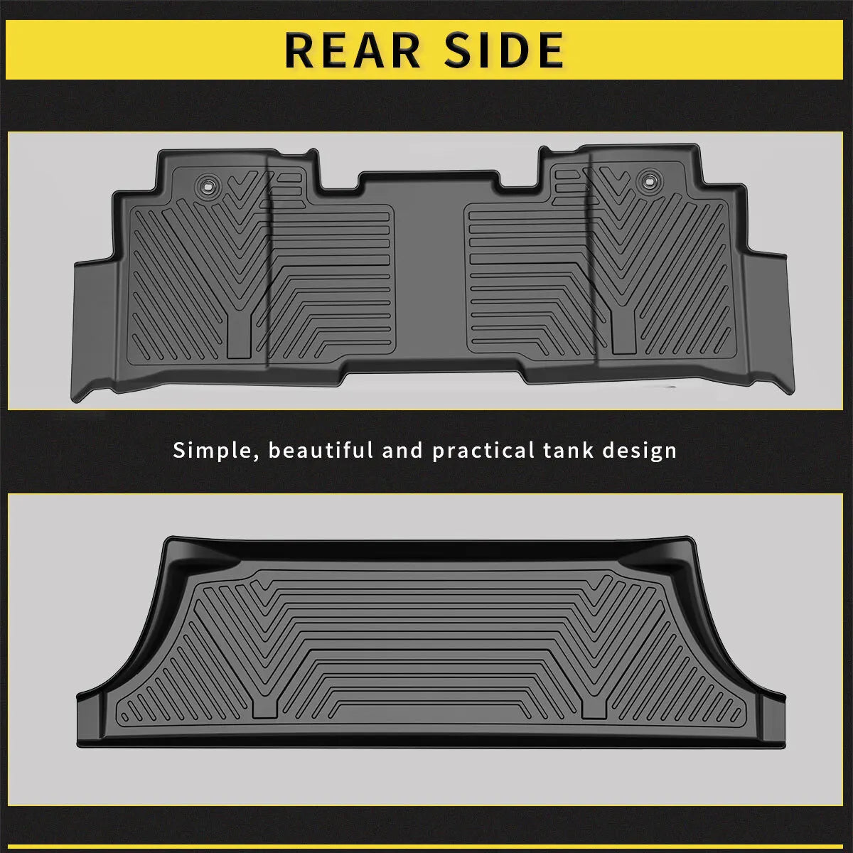 3D Molded Floor Mats For 2018-2026 Honda Odyssey Front & Rear All Weather Liners