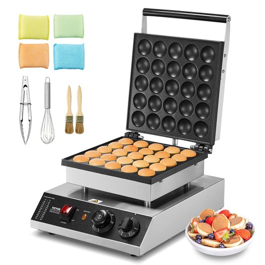 VEVOR 25P Electric Waffle Maker Dorayaki Pancake Machine