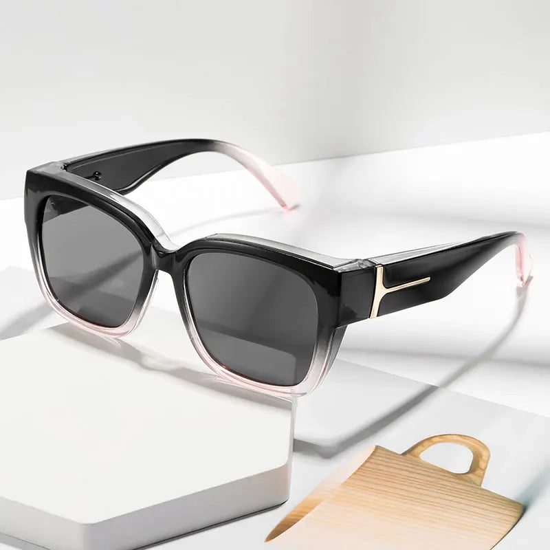 1/2Pcs Women's Fashionable and Simple High-Quality Glasses with Oversized Square Round Frame Design, Textured Decorative Glasses Suitable for Daily Casual Wear, Stylish Photoshoots, and Girls' Gatherings