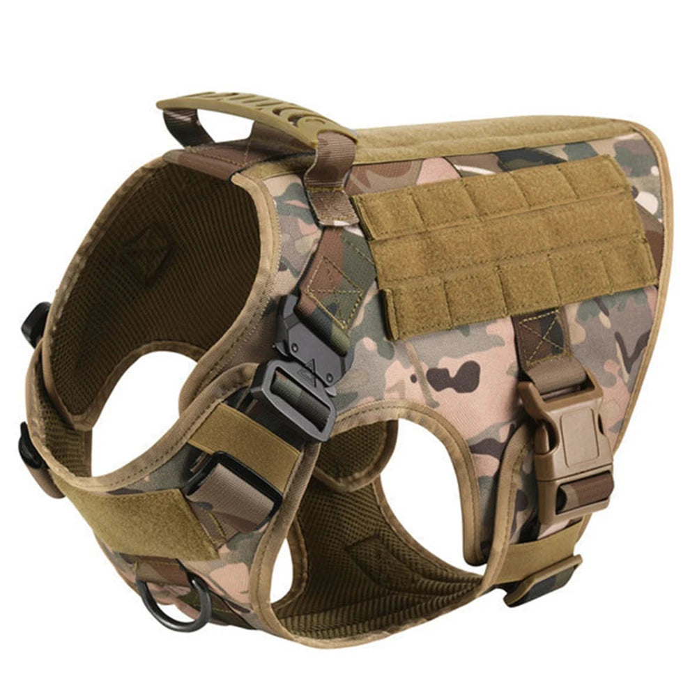 Nylon Dog Harness And Leash Set Padded Quick Release Vest