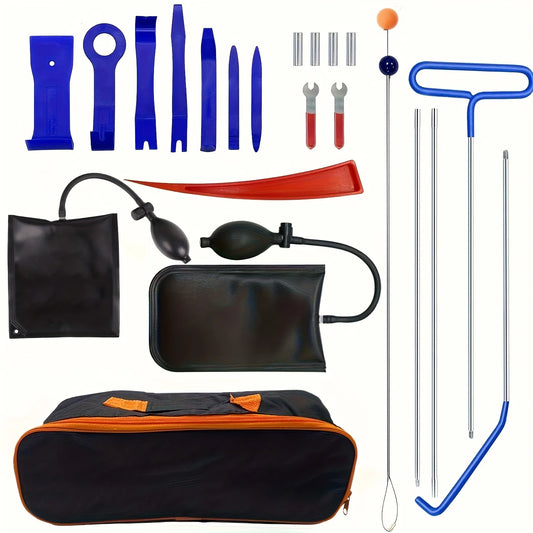 New Car Repair Tool Kit Stainless Steel Assorted Wheel Pin Puller, Dent Repair Tools, Long Distance Hook Tool, Pull Hook J-Hook