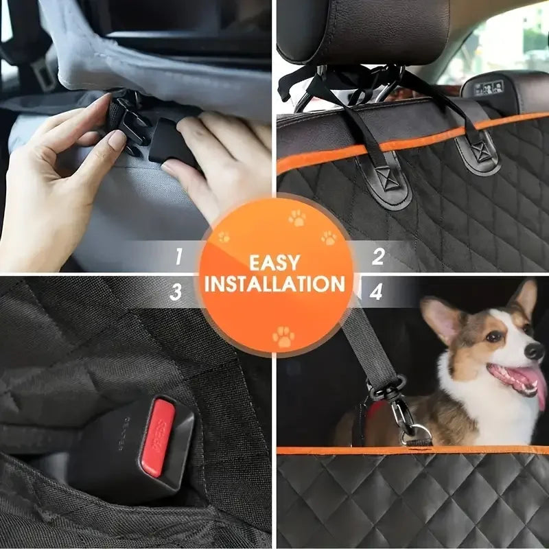 Dog Car Seat Cover Hammock Waterproof Nonslip Durable For Cars