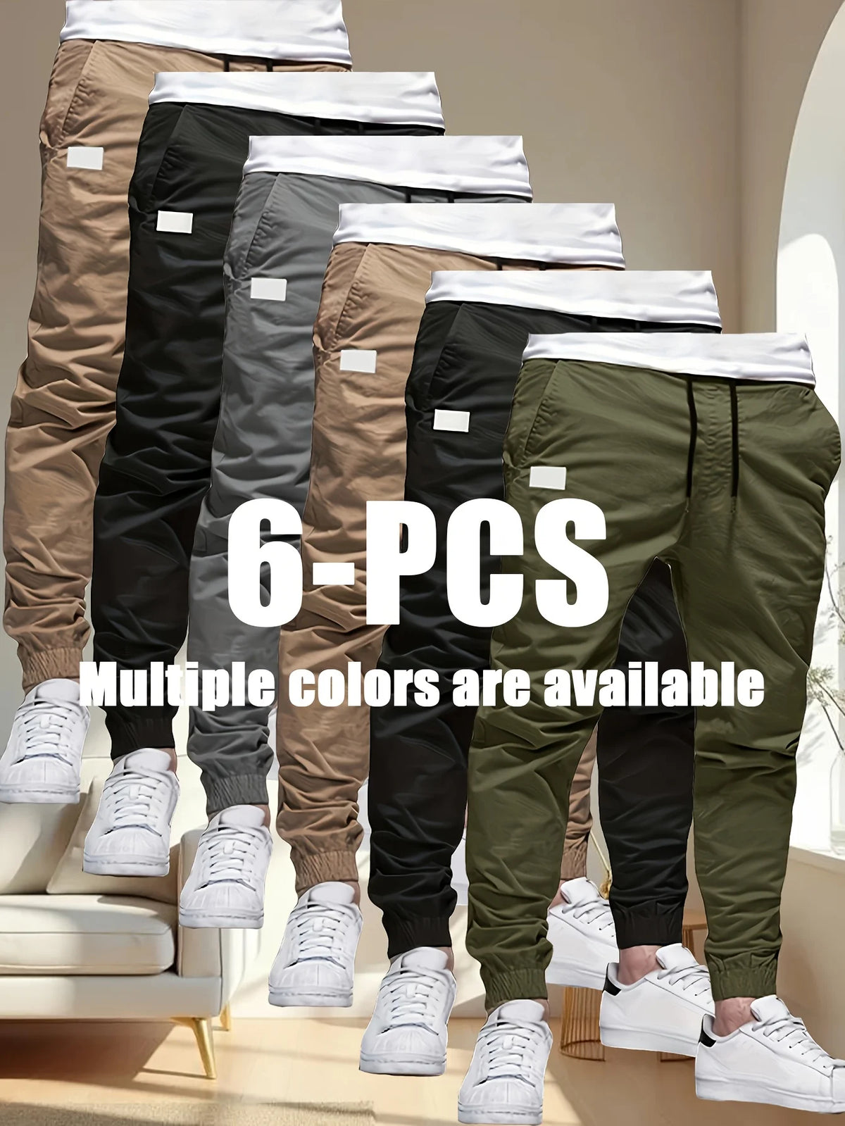Winthunder Mens Loose Fit Workwear Pants With Multiple Pockets