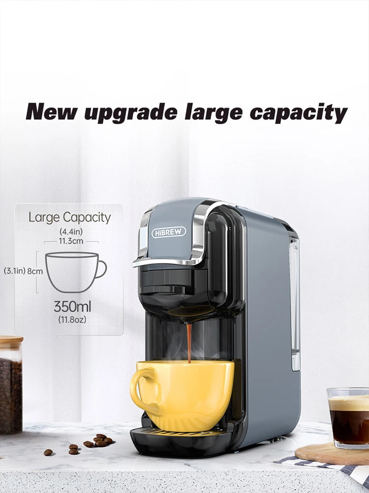 HiBREW 5 In 1 Capsule Coffee Machine DolceGusto Nespresso Pod