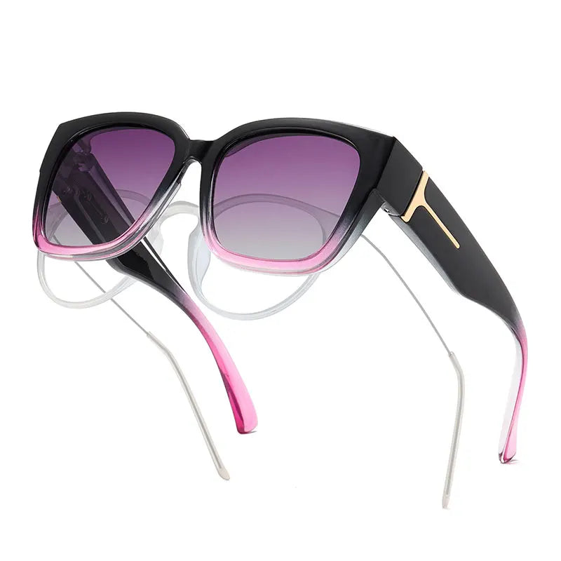 1/2Pcs Women's Fashionable and Simple High-Quality Glasses with Oversized Square Round Frame Design, Textured Decorative Glasses Suitable for Daily Casual Wear, Stylish Photoshoots, and Girls' Gatherings