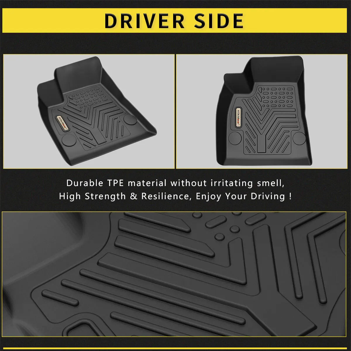 3D Molded Floor Mats For 2018-2026 Honda Odyssey Front & Rear All Weather Liners