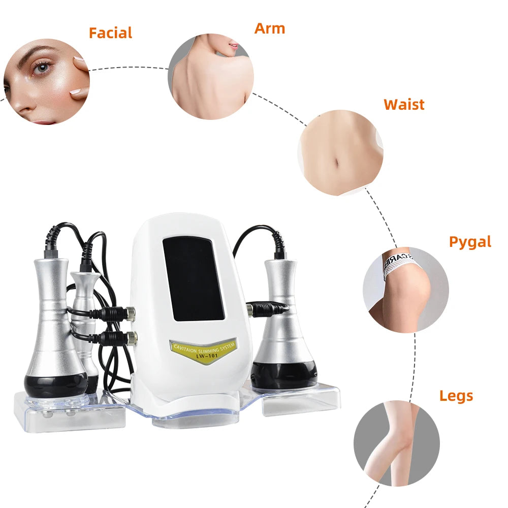 Sentidos 3 In 1 Ultrasonic Cavitation Machine For Body Slimming