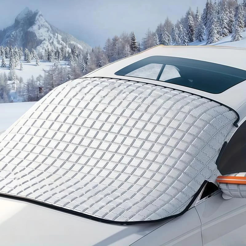 LEIBOO Sunshade Cover Car Windshield Snow Sun Shade Waterproof Protector Automobile Magnetic Cover Car Front Windscreen Cover