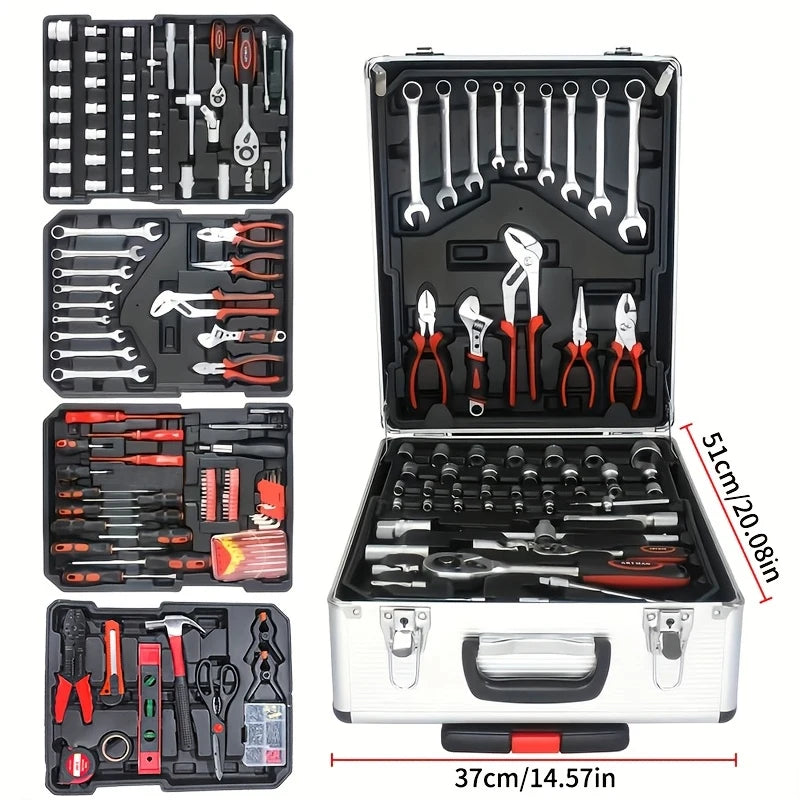 899/52 Professional Tool Kit, Multi-Functional Toolbox with Portable Design, Ideal for Home & Car Repairs, Perfect for DIY Enthusiasts and Professionals, Also Makes a Great Gift for Friends, Supports Local Delivery
