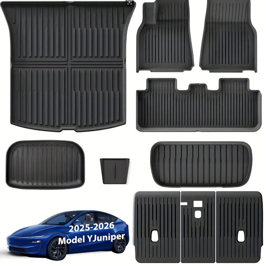 Model Y 7 Piece TPE All Weather Floor Mats CargoMat