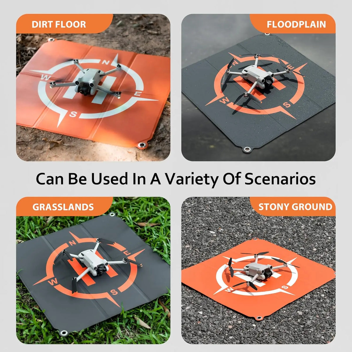 Universal Drone Landing Pad  for DJI Neo/Mini 4 Pro Holy Stone/FPV Drone Quick Foldable Landing Platform Accessories 22 inch/55
