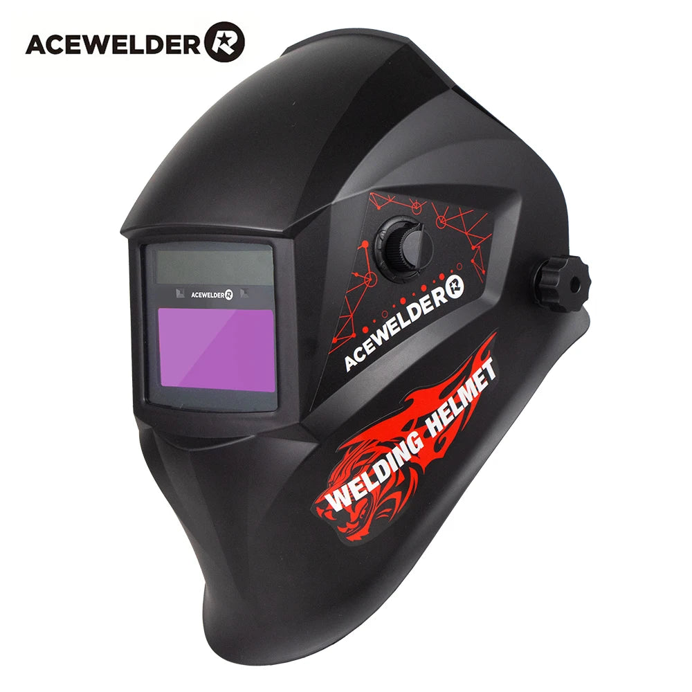 ACEWELDER 140A MIG Welder 110V Flux Cored MlG 3 In 1 Lift TIG Stick ARC Welder Large LED Display Digital Welding Machine