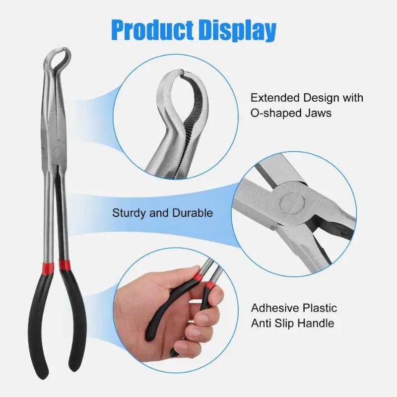 Spark Plug Boot Remover Pliers, Professional Car Spark Plug Wire Removal Tool High Voltage Cylinder Cable Clamp