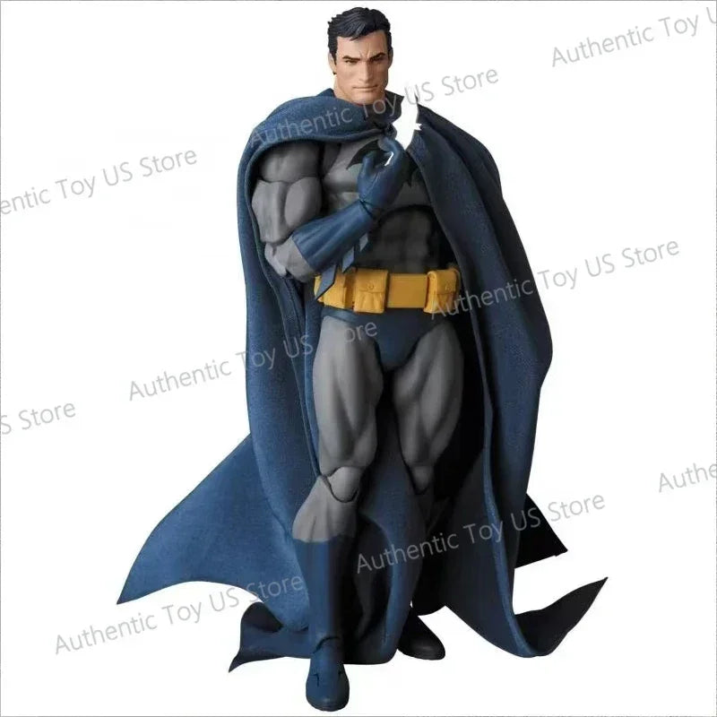 New CT Toys Blue Batman Hush Blue Mafex 105 Bat Man Black Version Dc Anime Action Figure Figurine Model Statue Gifts Toys