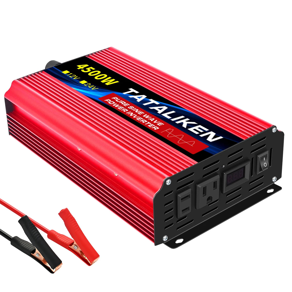 TATALIKEN 12V To 110V Car Inverter Pure Sine Wave 3000W