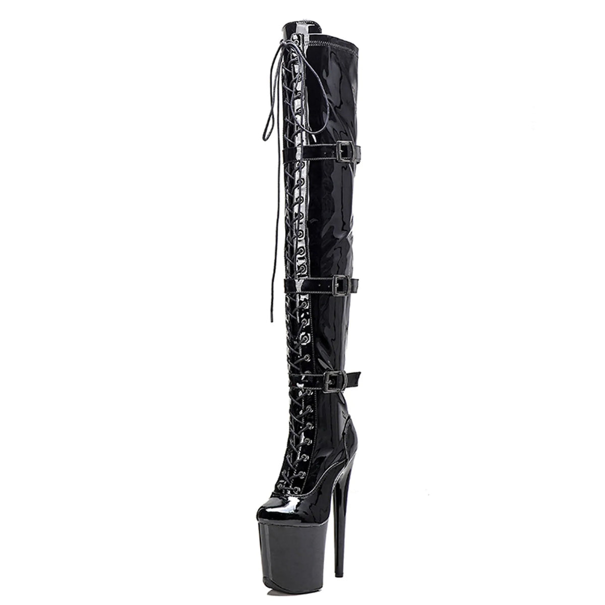 Wuxin Womens Stripper Heels Thigh High Over The Knee Boots