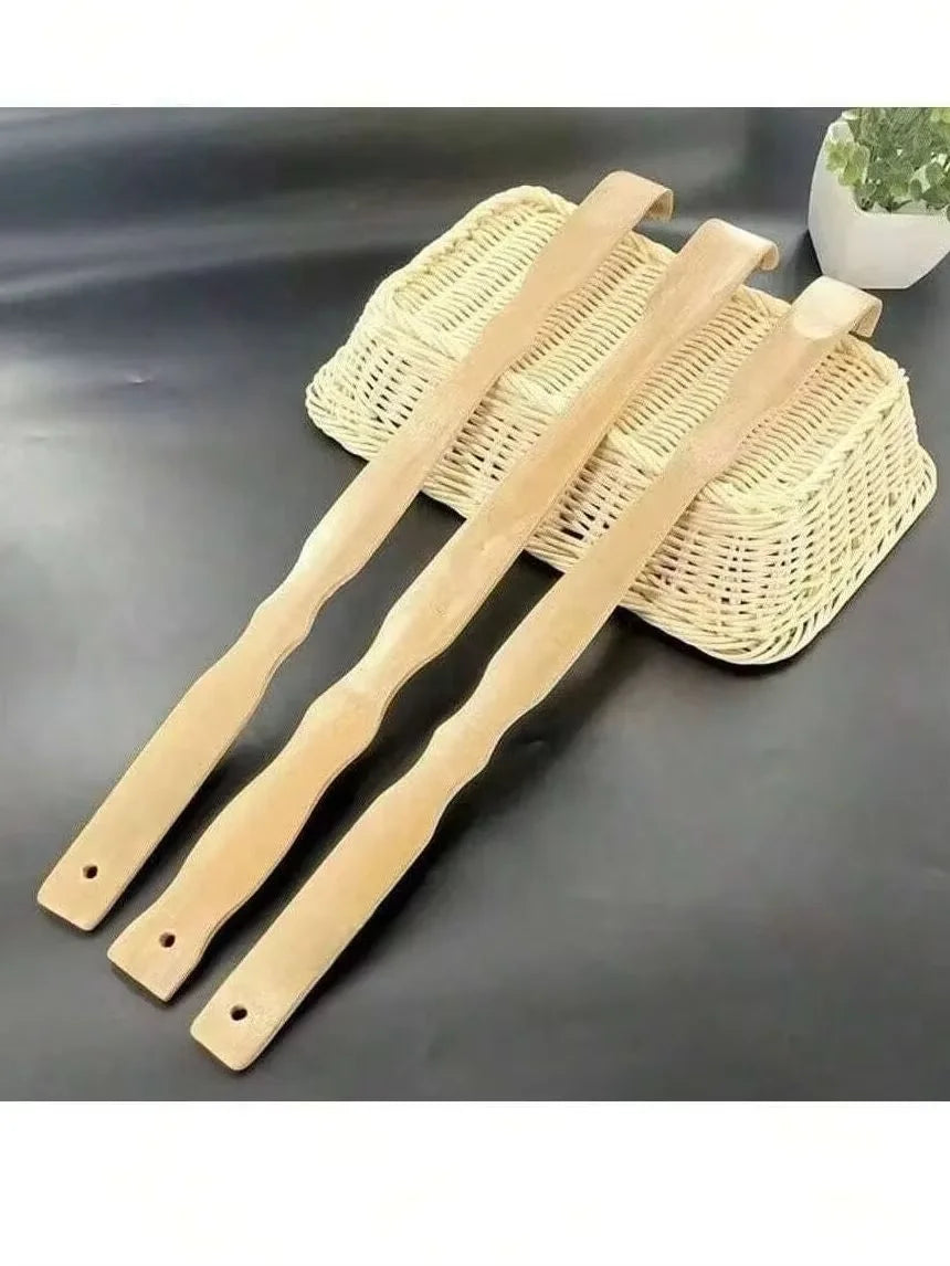 Bamboo Back Scratcher Aid Stick Scratching Massage Roller Long Wooden Body Large Stick for Men and Women Back Scratcher Massager