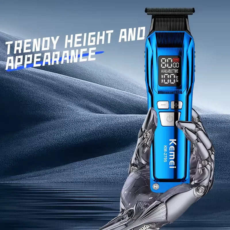 Kemei KM-2797 KM-1112 Professional Hair Clippers Kit Electric Shaver Male Hair Cutting Machine Men’s Cordless Trimmer for Salon