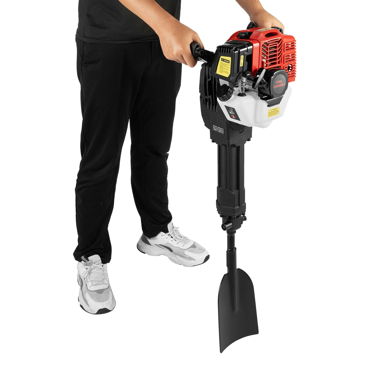 Bymaocar 1900W Gas Powered Tree Digger 2-Stroke Excavator