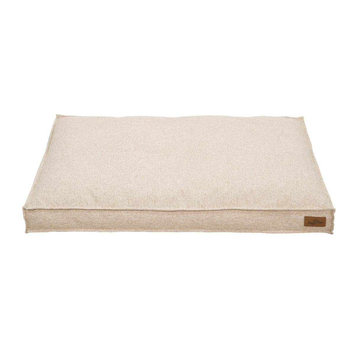BingoPaw Large Dog Bed Washable With Linen Cover Foam Base