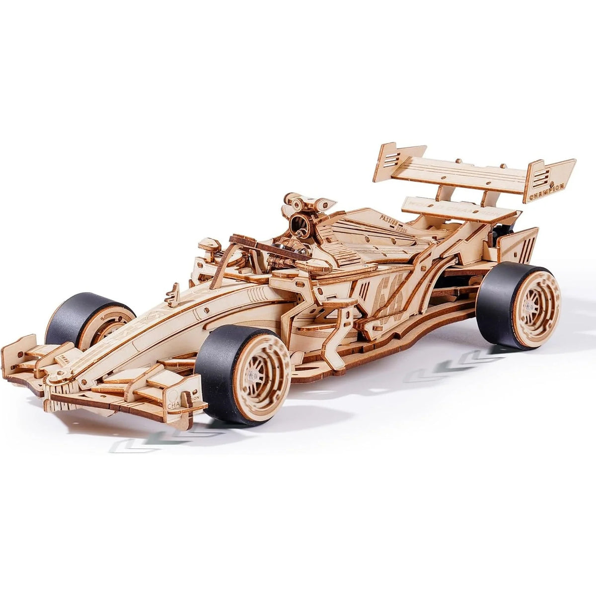 ROKR 3D Wooden Puzzle Formula Racing Car Mechanical Model Kit