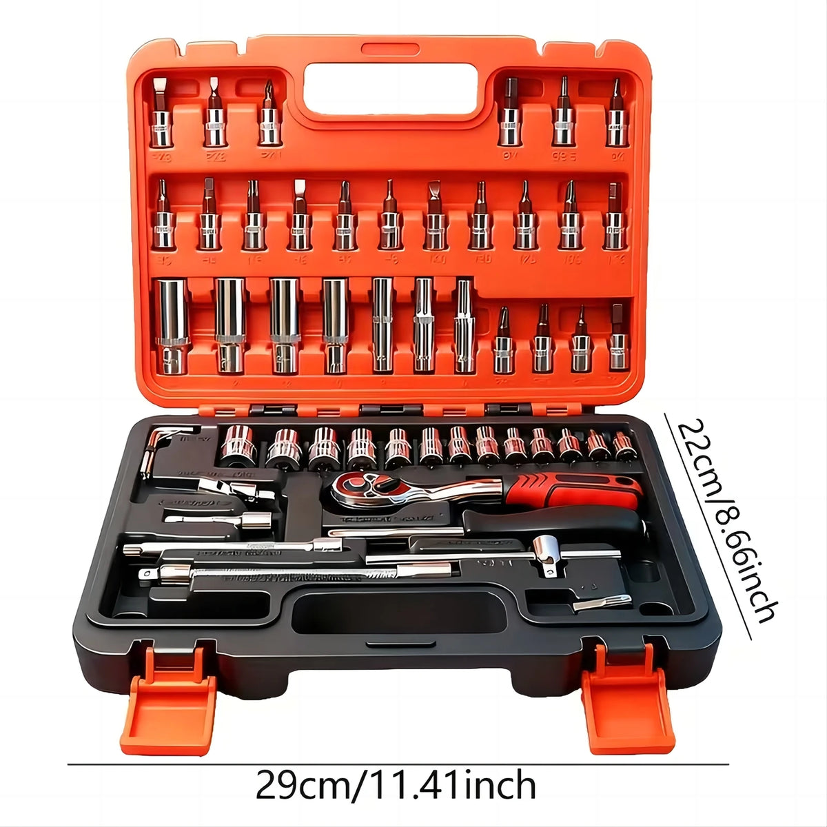 899/52 Professional Tool Kit, Multi-Functional Toolbox with Portable Design, Ideal for Home & Car Repairs, Perfect for DIY Enthusiasts and Professionals, Also Makes a Great Gift for Friends, Supports Local Delivery